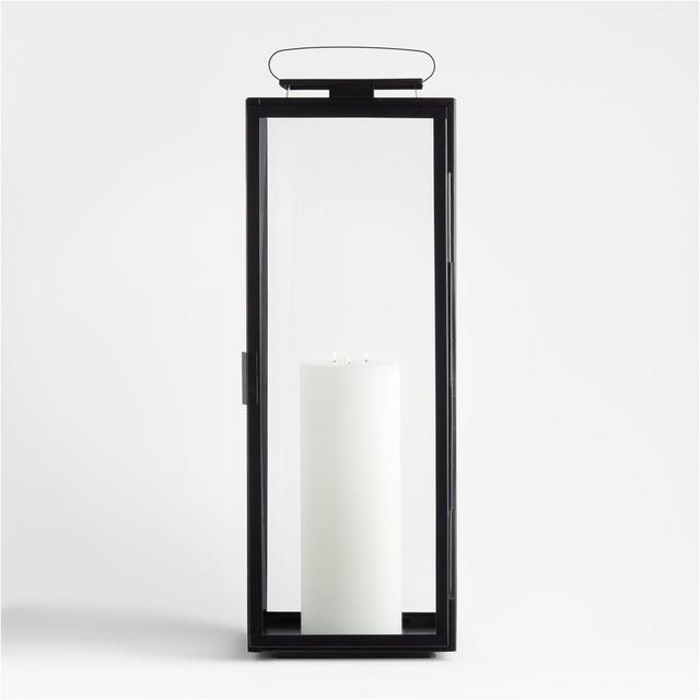 Walker Black Metal Lantern 34.5"