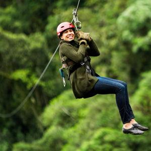 Zip-lining in Ensenada