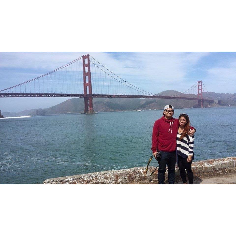 2015
Our first year anniversary and first trip to San Francisco