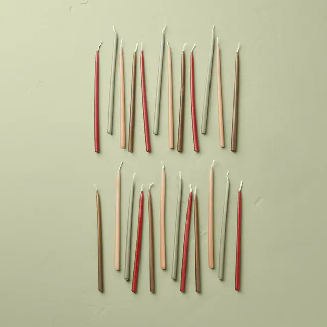 24pk Mini Taper Wishing Candles - Hearth & Hand™ with Magnolia