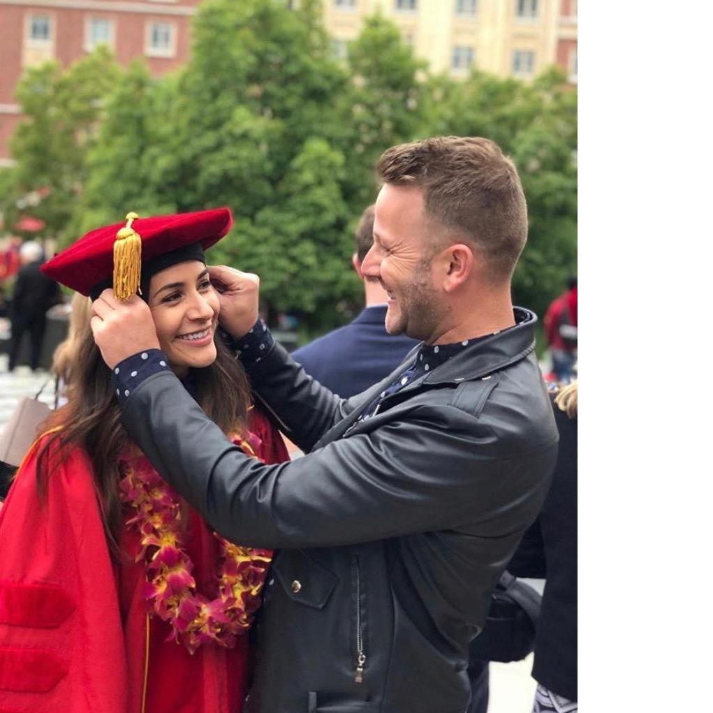 He patiently and lovingly supported her through law school.