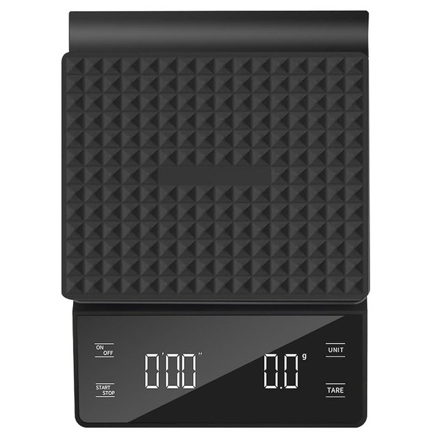 NKOVE Digital Coffee Scale with Timer 3kg/0.1g High Precision Tare Function for Pour Over Maker Brew