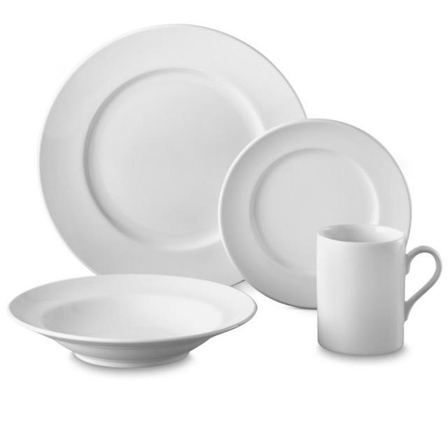 Williams Sonoma Brasserie Porcelain Dinnerware Set 16 Piece