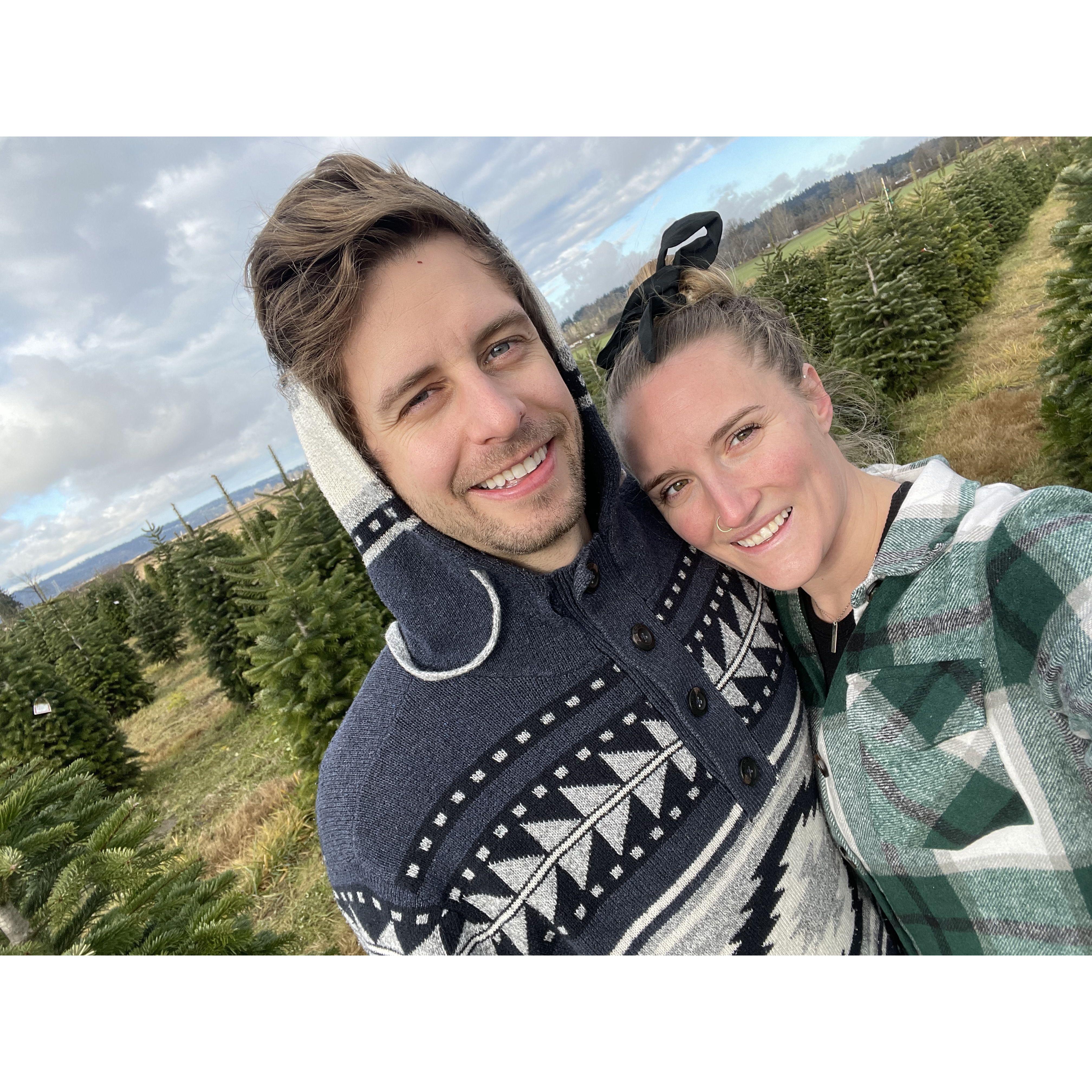 Our second Christmas together.