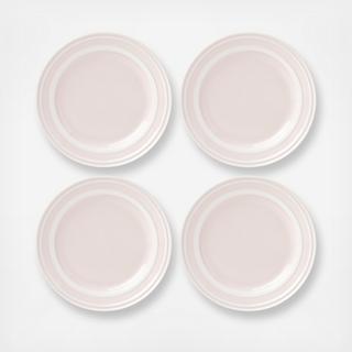 Sculpted Stripe Accent Plate, Set of 4