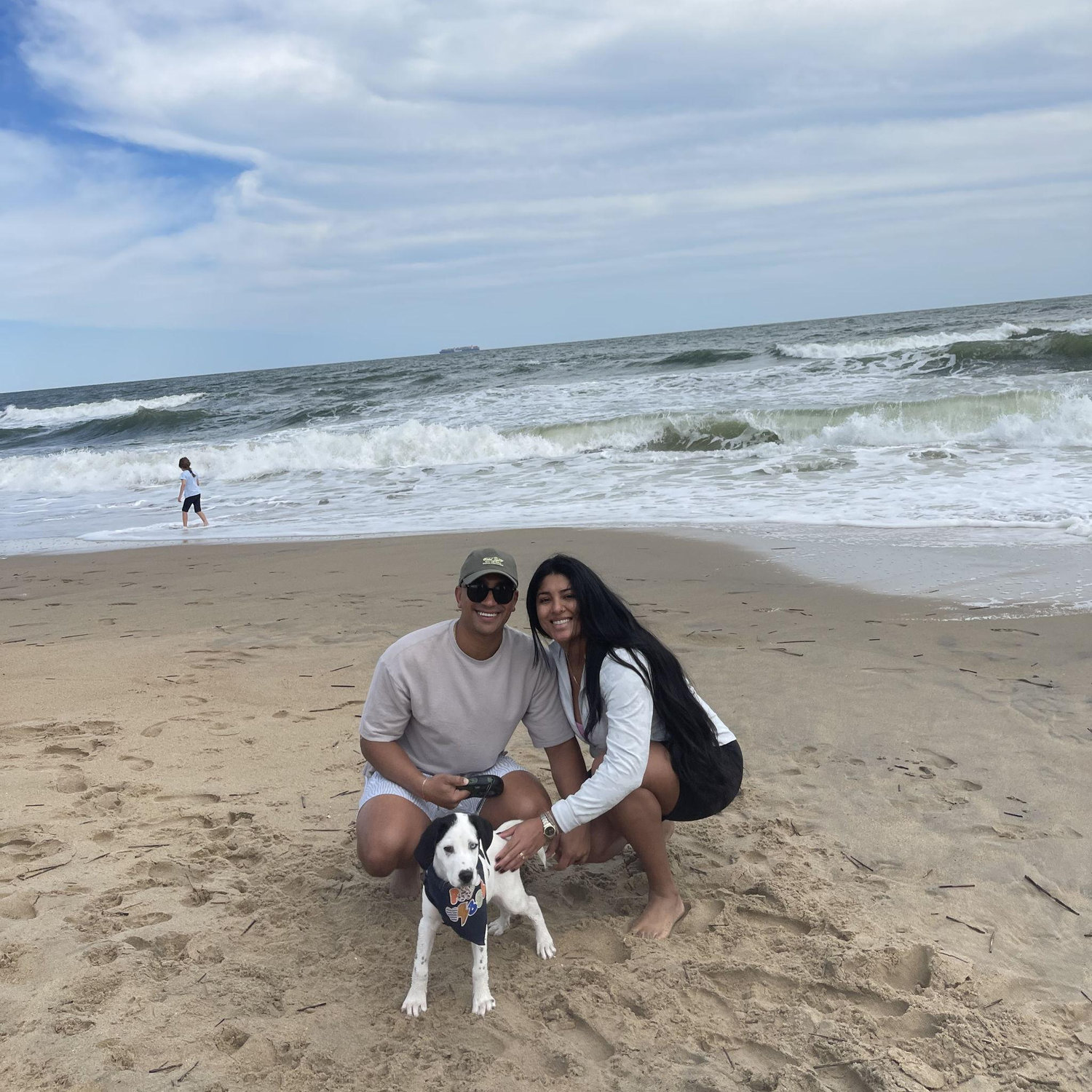 La familia creció con la llegada de Luka.