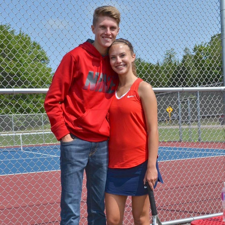 Senior year of high school tennis