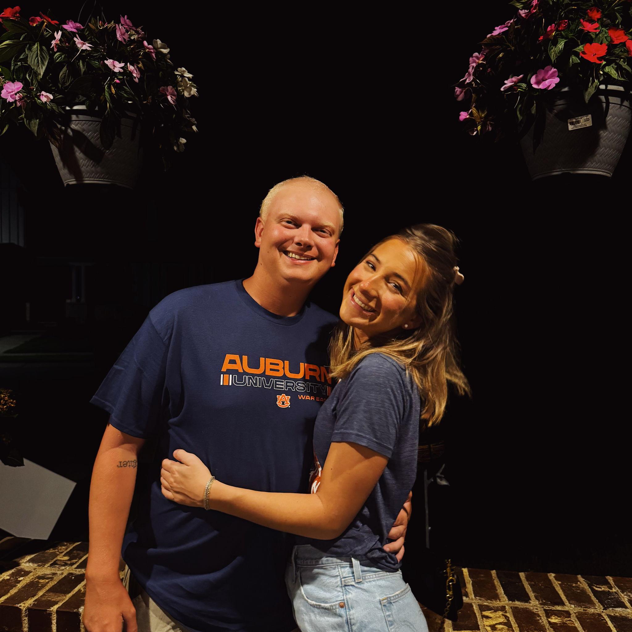 letting the record show him in Auburn gear