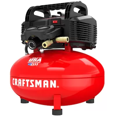 CRAFTSMAN  6-Gallon Single Stage Portable Corded Electric Pancake Air Compressor