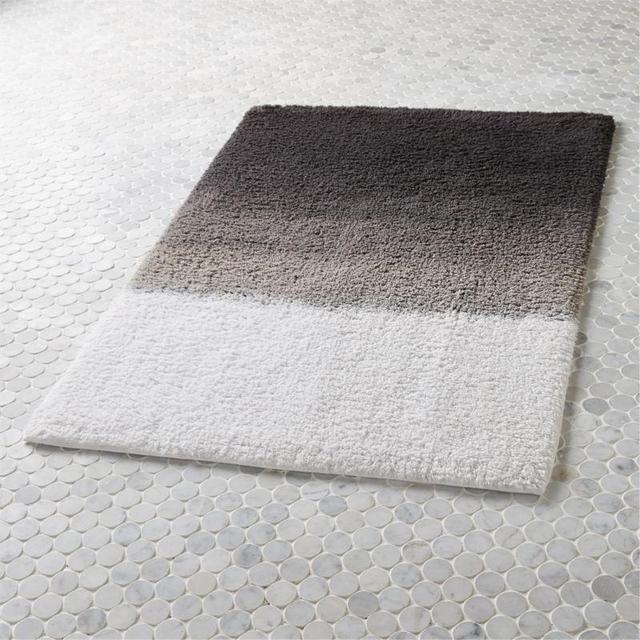ombre bath mat