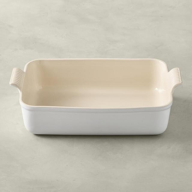 Le Creuset Stoneware Lasagna Pan, Matte White