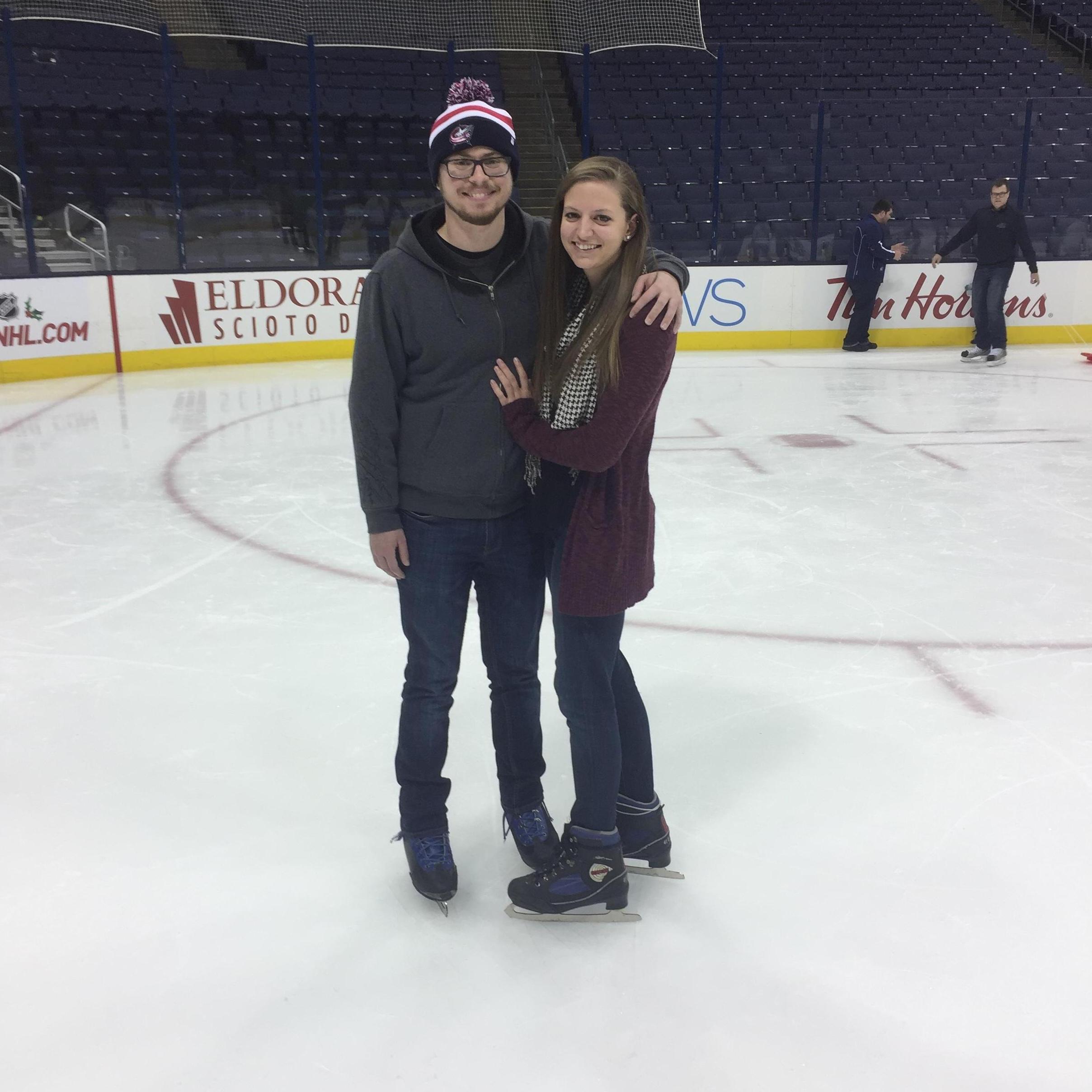 We're not the best skaters but that doesn't stop us from trying every year