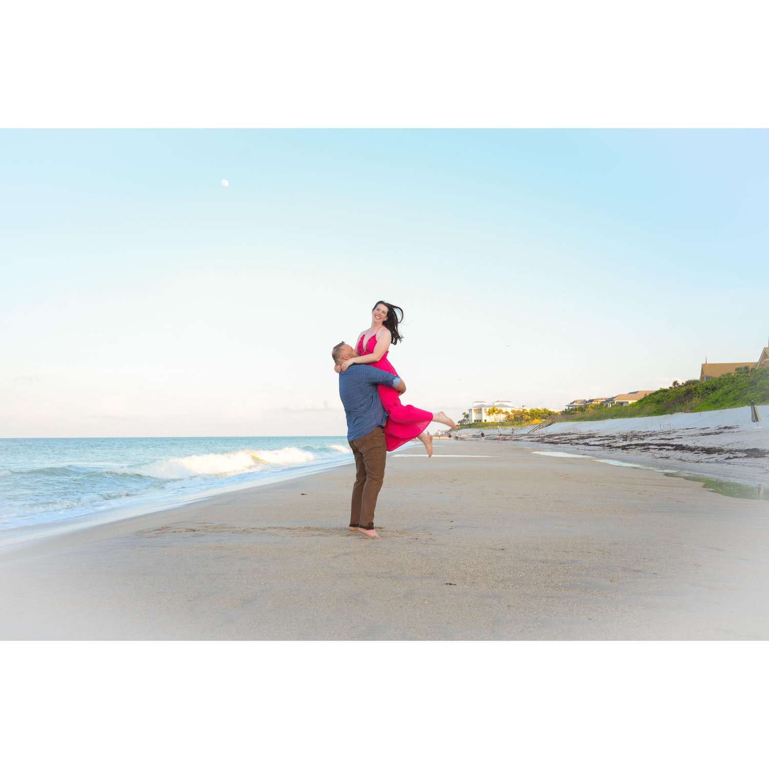 From our engagement photos in Vero Beach.