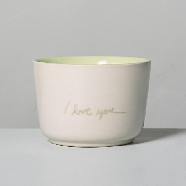 6.77oz Zest 'I Love You' Ceramic Candle - Hearth & Hand™ with Magnolia