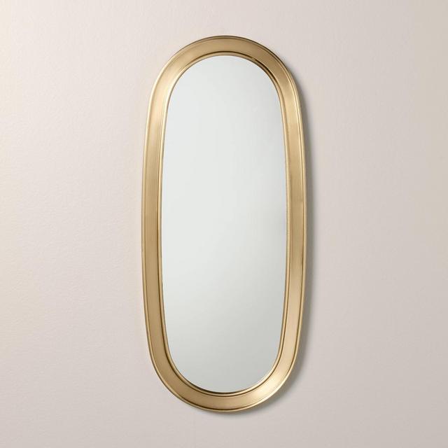 24" Brass Finish Oval Mirror - Hearth & Hand™ with Magnolia