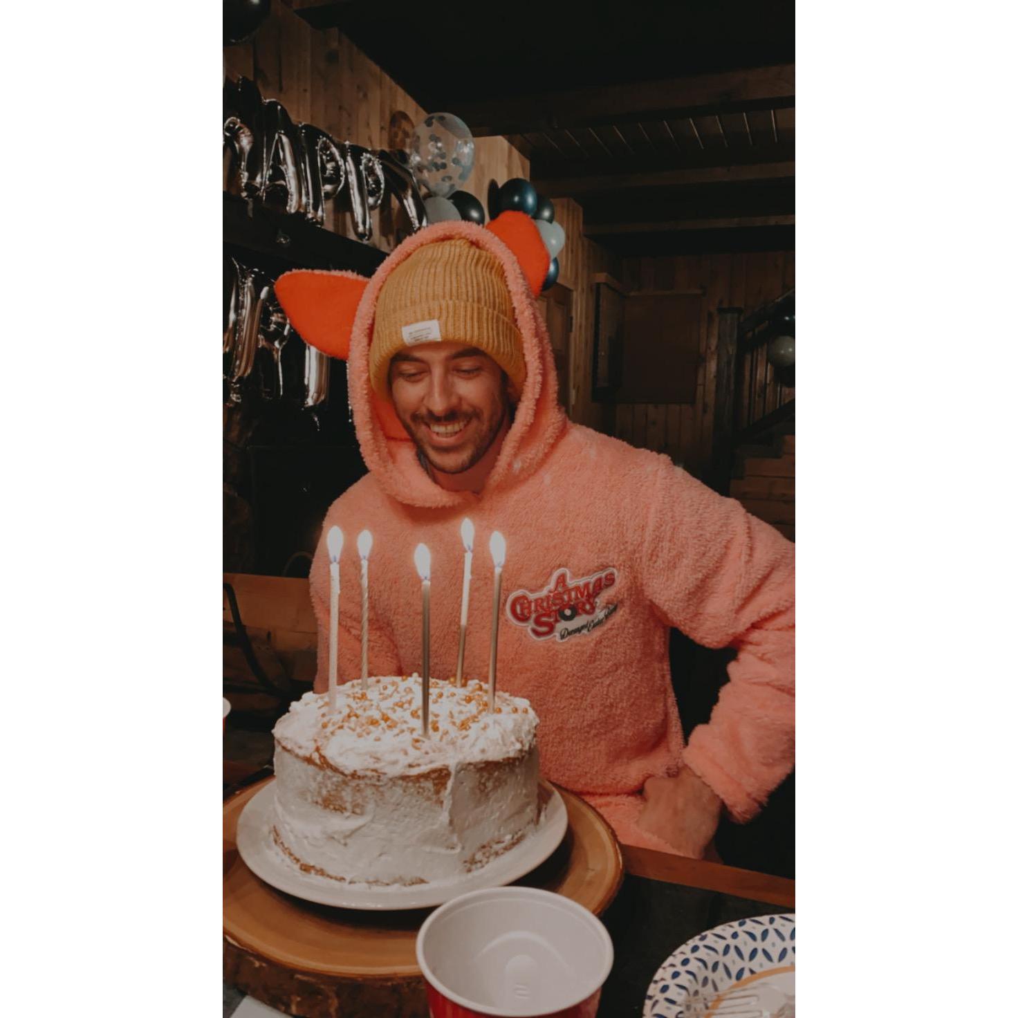 Making John feel loved on his 32nd year.