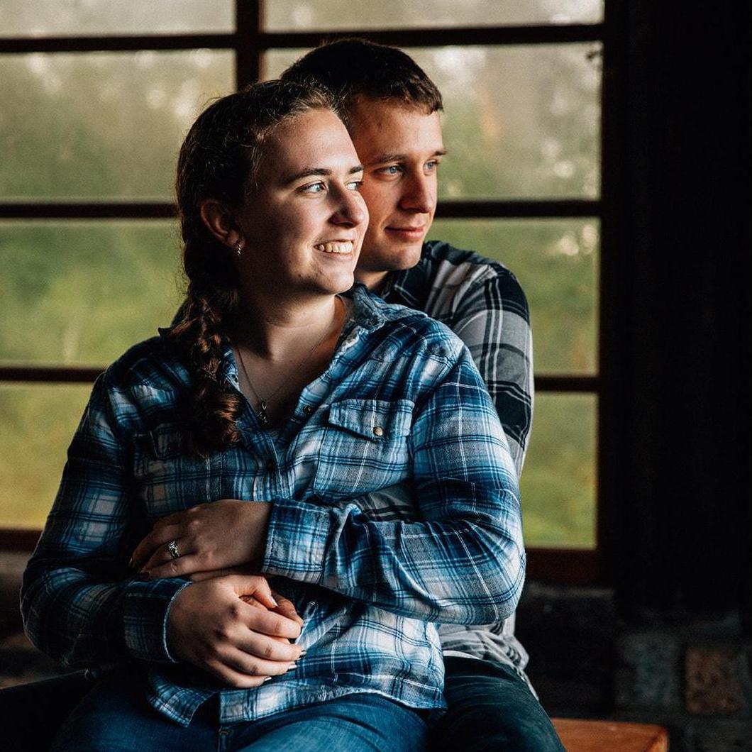 Engagement photoshoot with Zoe Burchard at Deception Pass