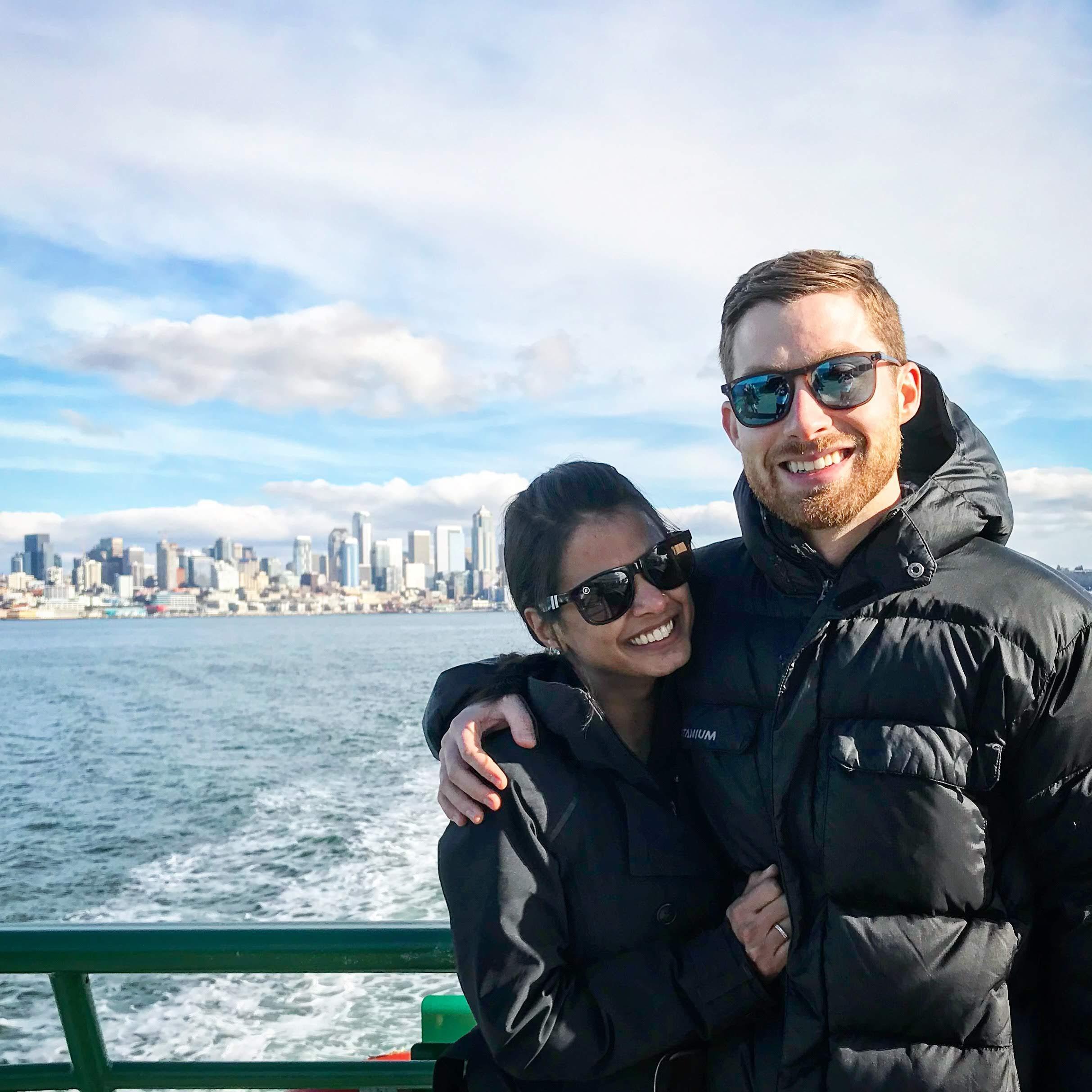 Our first day trip together. We went to Bainbridge Island back in 2017.