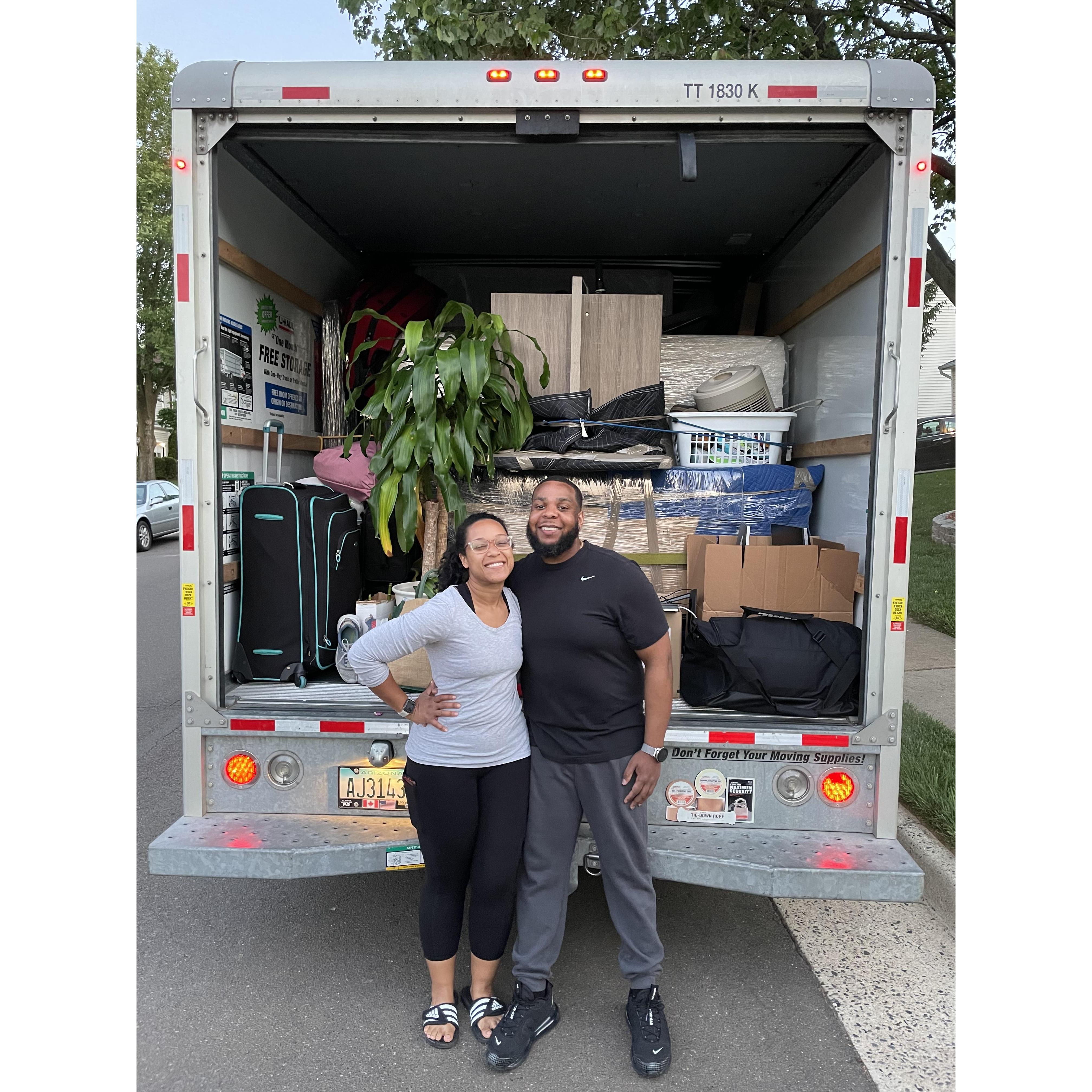 All packed up and ready to move from Virginia to Florida! Josiah snapped the pic before helping us drive for 2 days to our new home