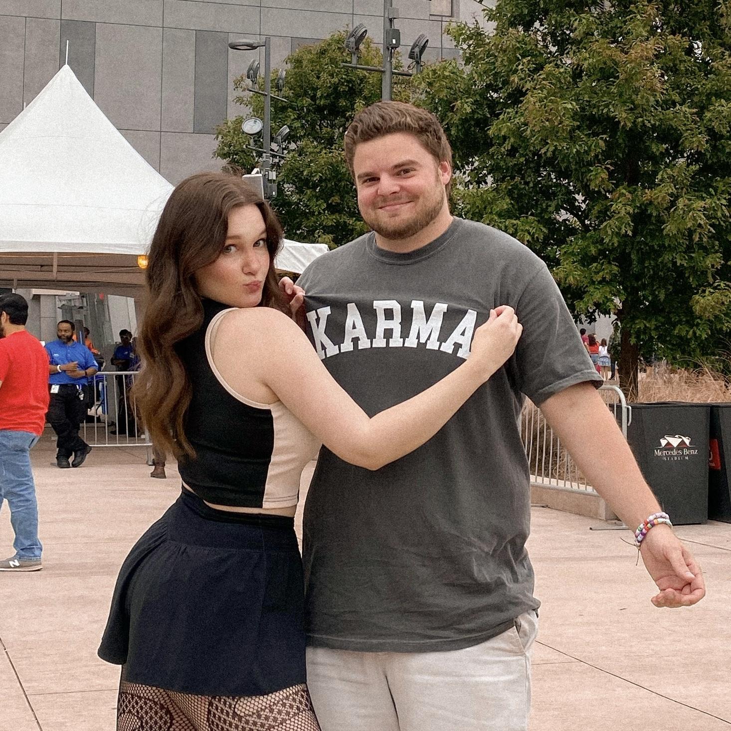 Chris's first Taylor Swift concert, my 5th!