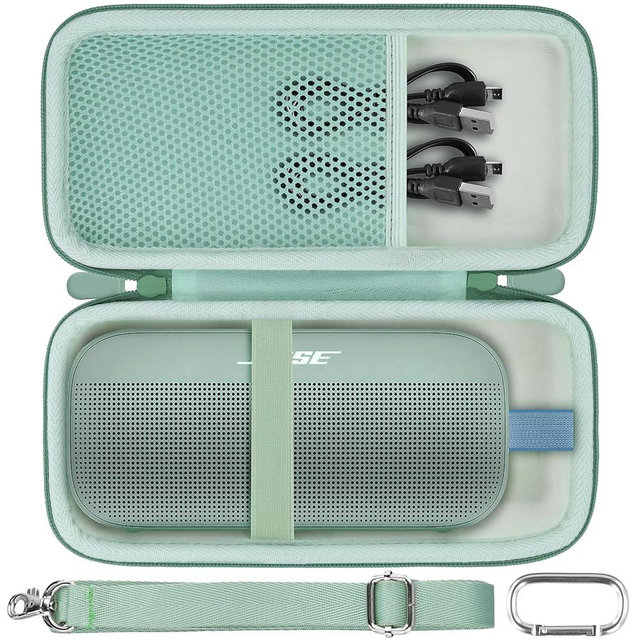 co2CREA Hard Travel Case Replacement for Bose New SoundLink Flex 2nd Gen/Bose SoundLink Flex Bluetooth Portable Speaker (Alpine Sage Case)
