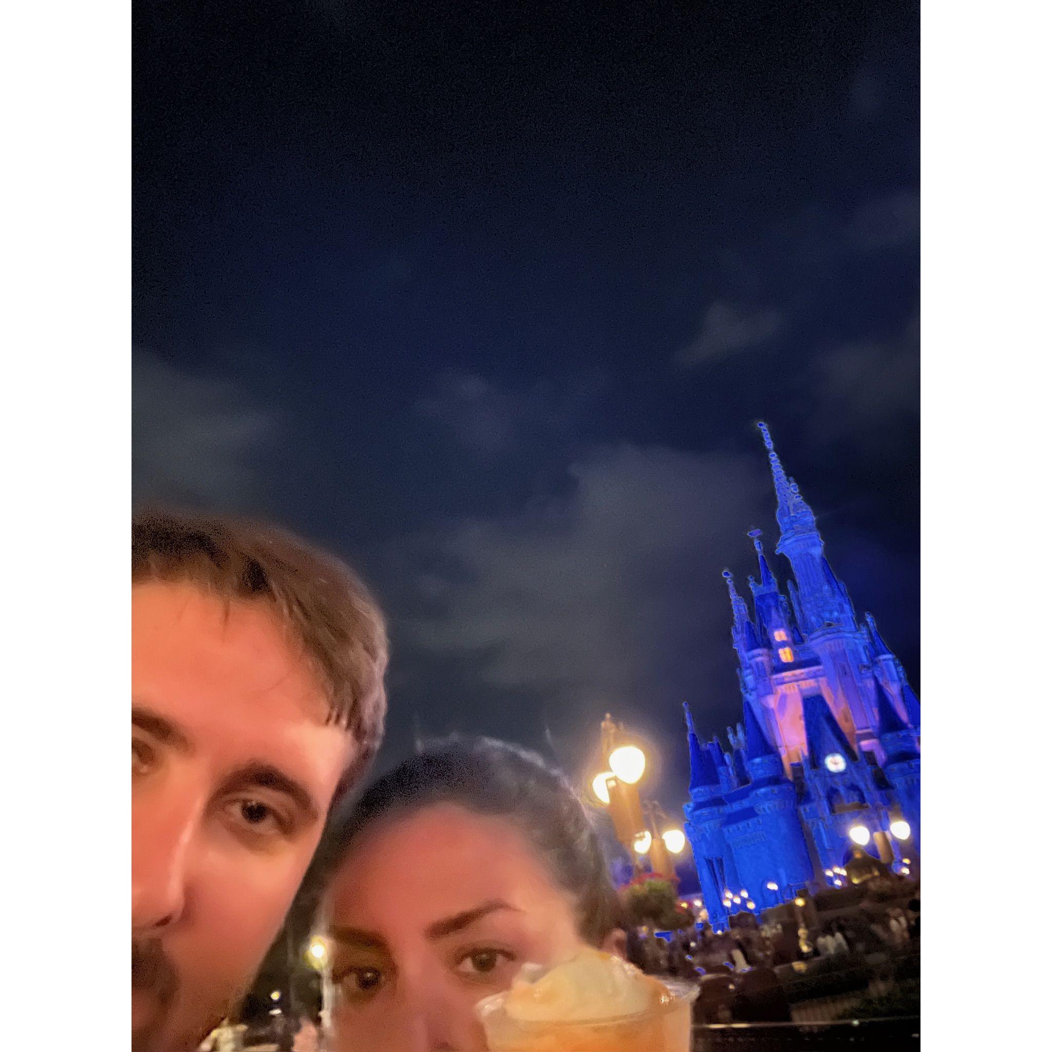 Magic Kingdom at night