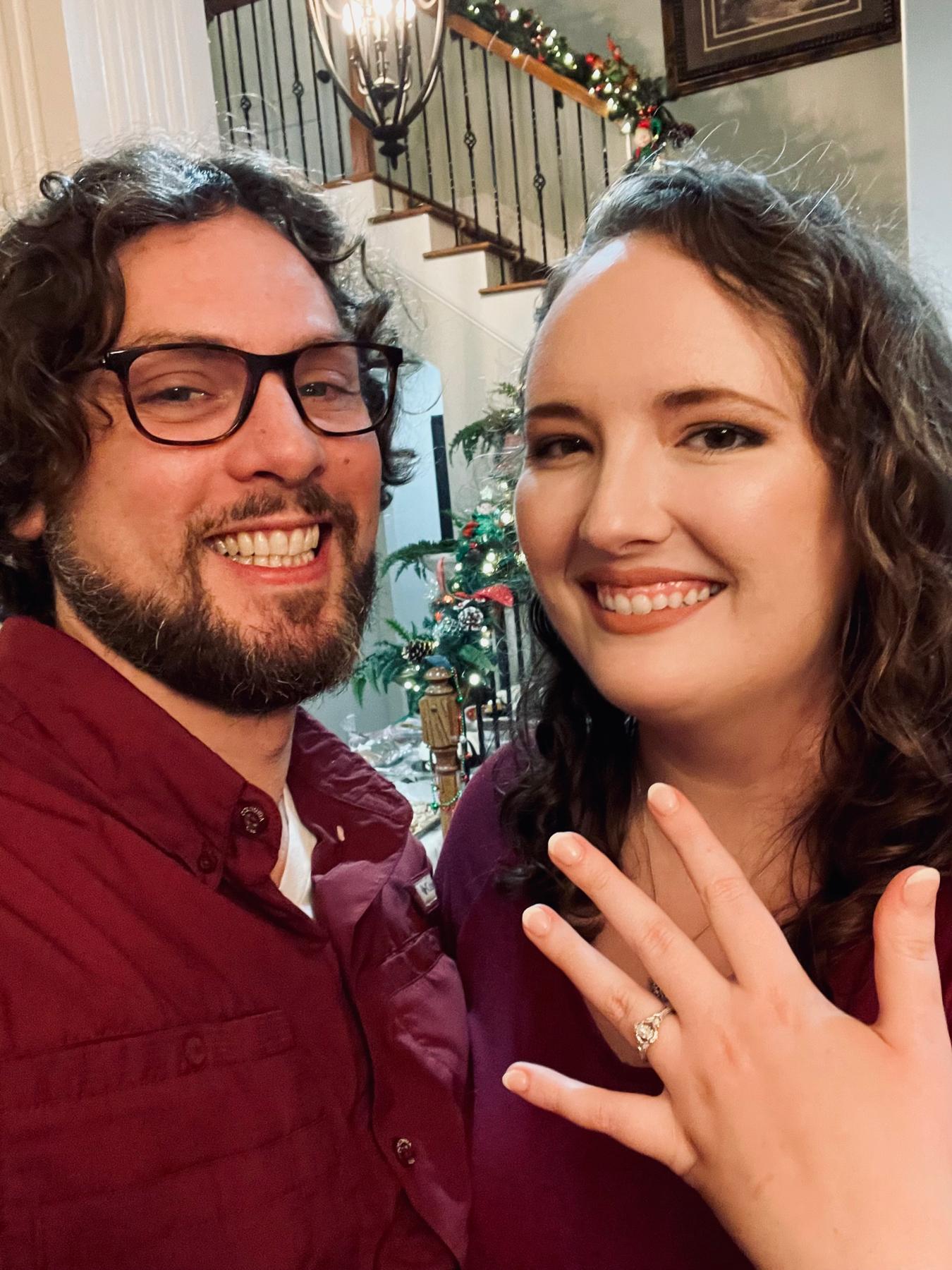 The day of our engagement! December 11, 2021