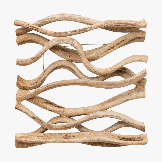 Driftwood Handcrafted Wall Panel, 13" x 13"