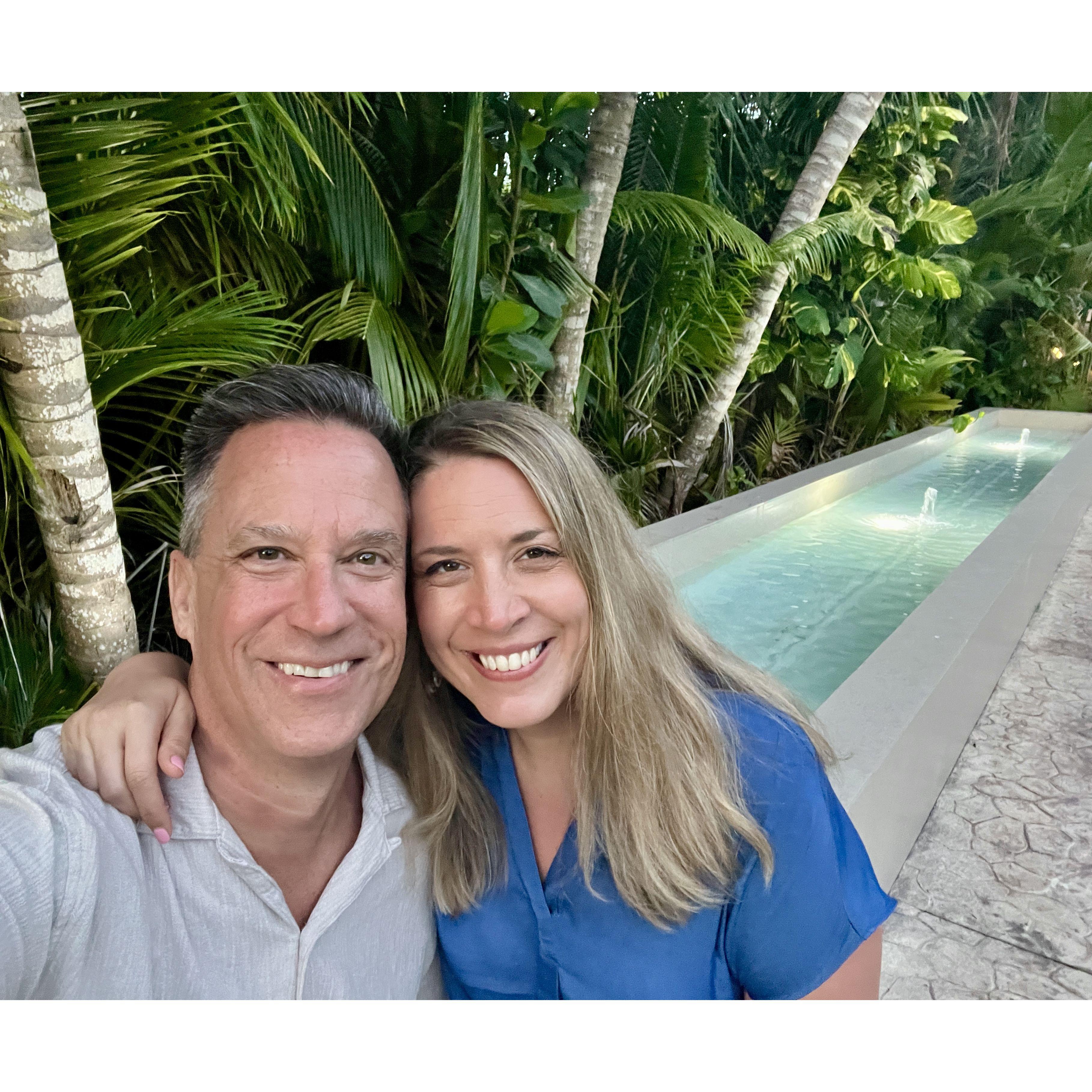 Tulum, pre-engagement. Still pretty happy!