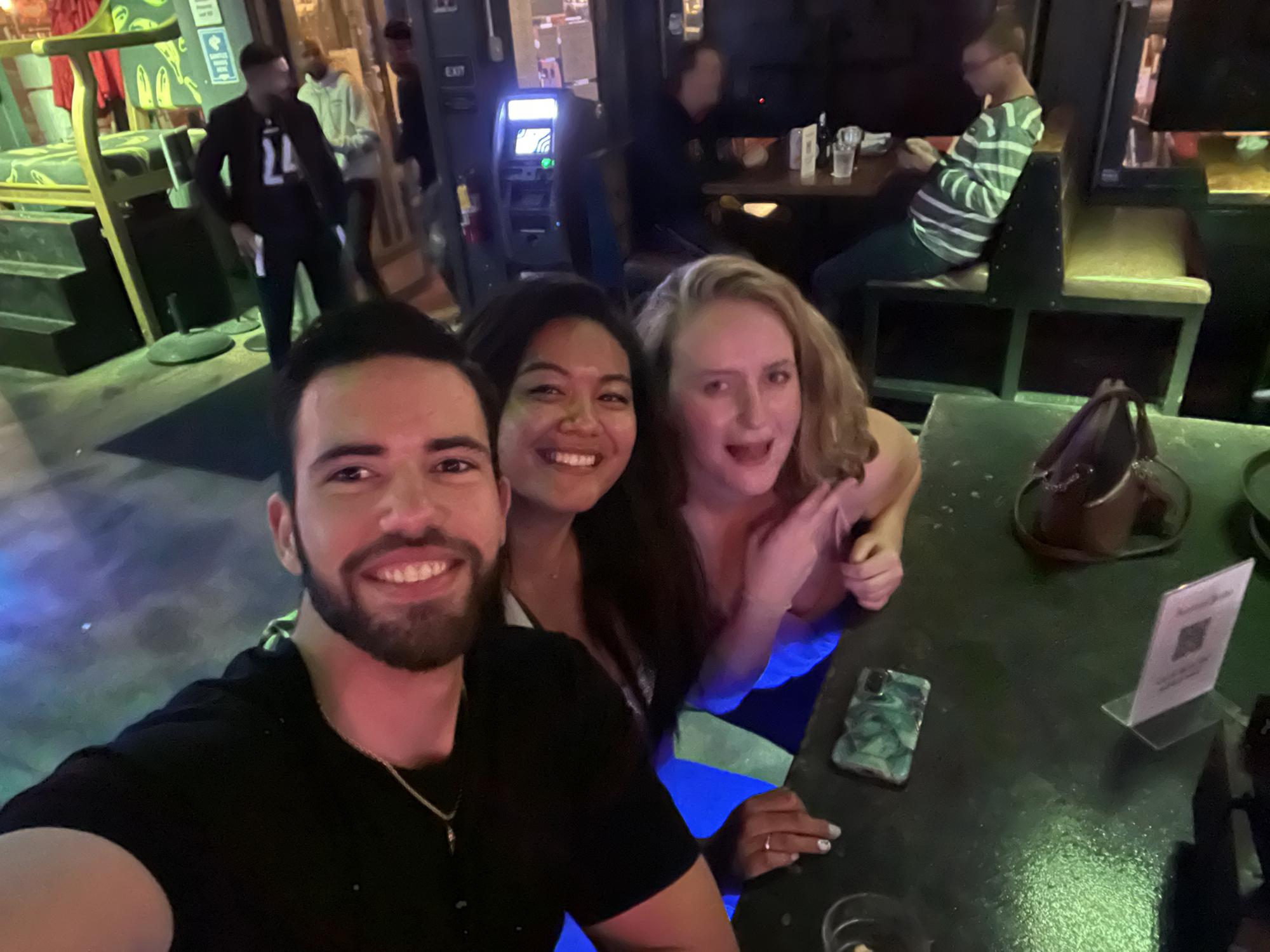 Birthday celebration with our friend Kelli.