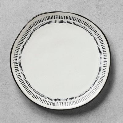 Salad Plate Embossed Black / White - Hearth & Hand™ with Magnolia