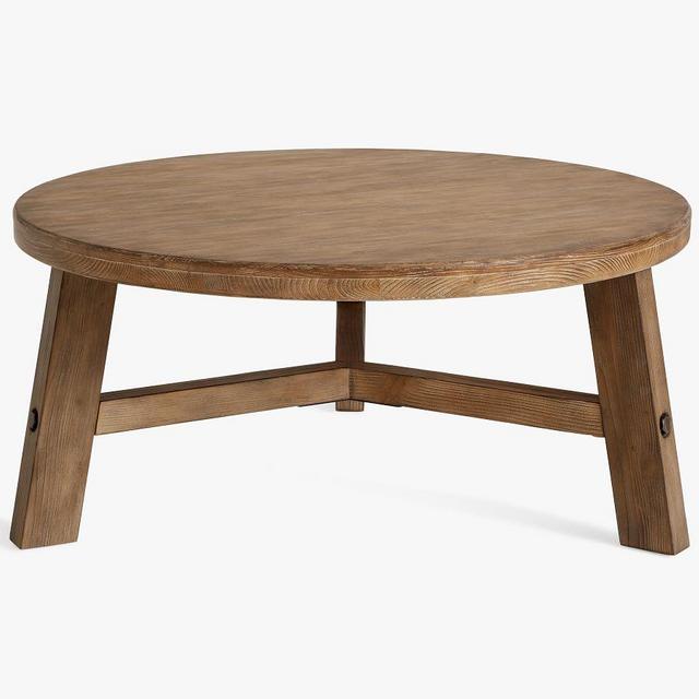 Rustic Farmhouse Round Coffee Table