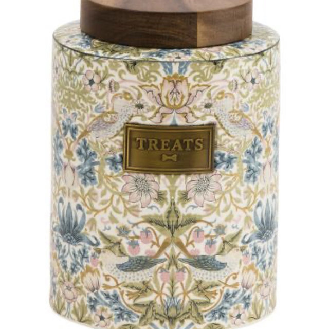 Strawberry Thief Pet Treat Jar | Pet | TJ Maxx