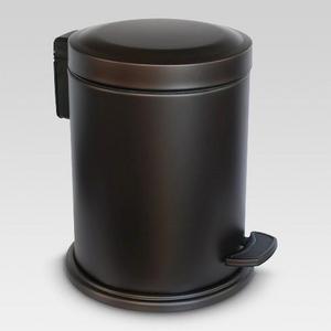 Stepcan Wastebasket 11"x9"x9": Oil Rubbed Bronze