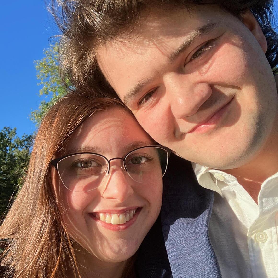 Our first selfie together after 4 months of dating