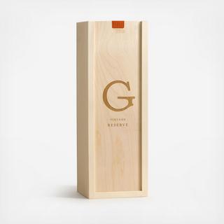 Vintage Monogrammed Wine Box