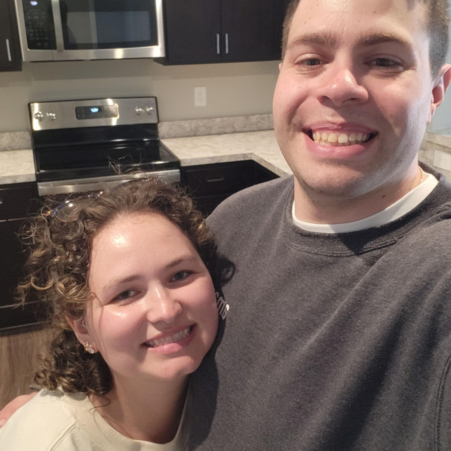 Our first apartment together!