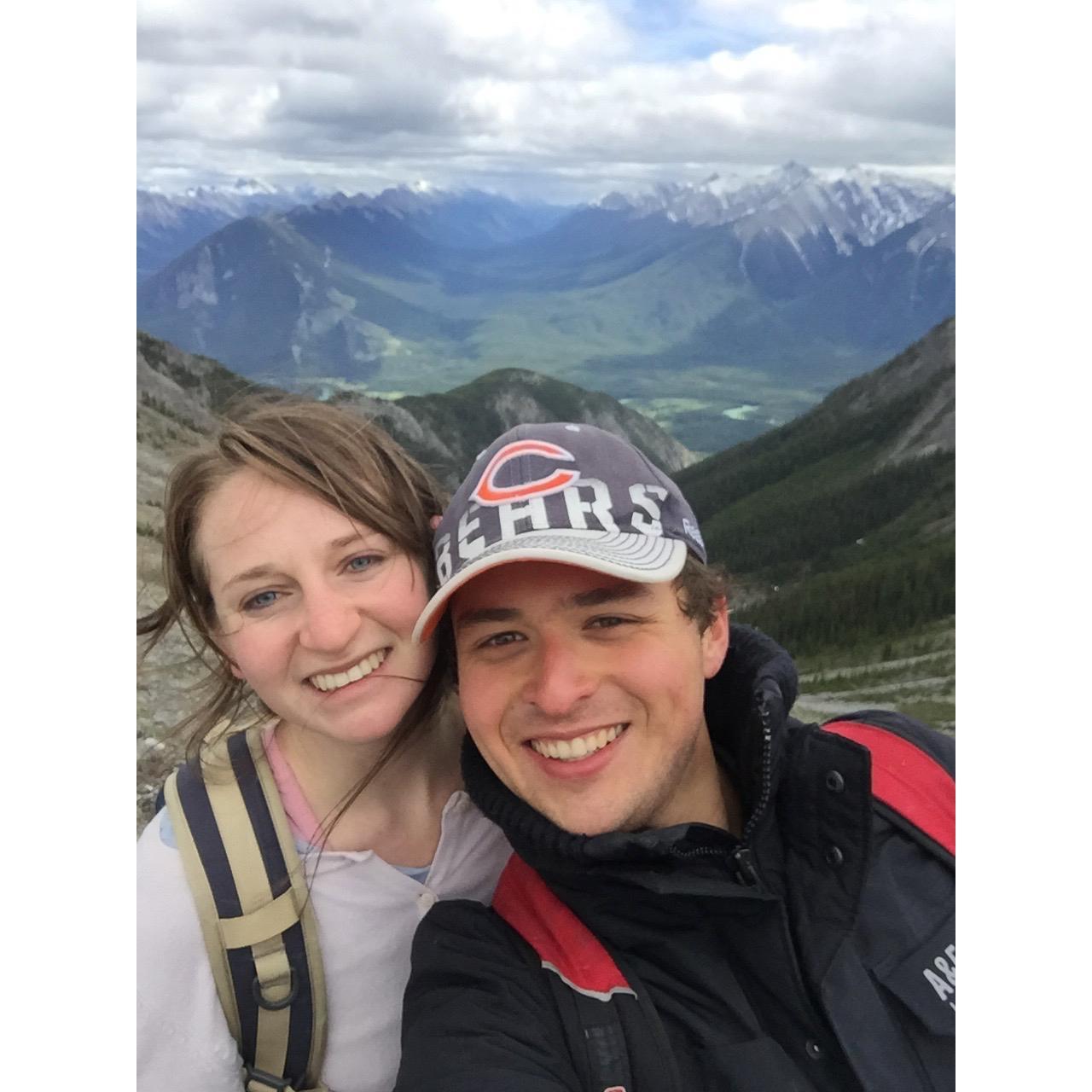 Hiking Corey Pass, Banff