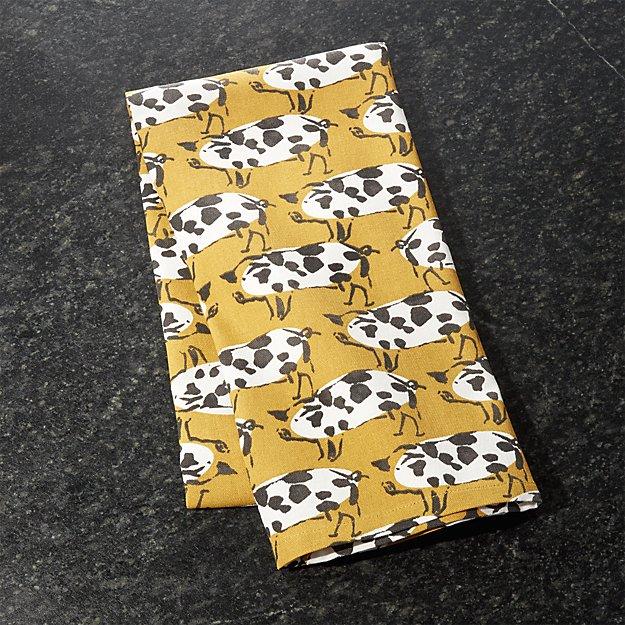 Painted Pigs Dish Towel