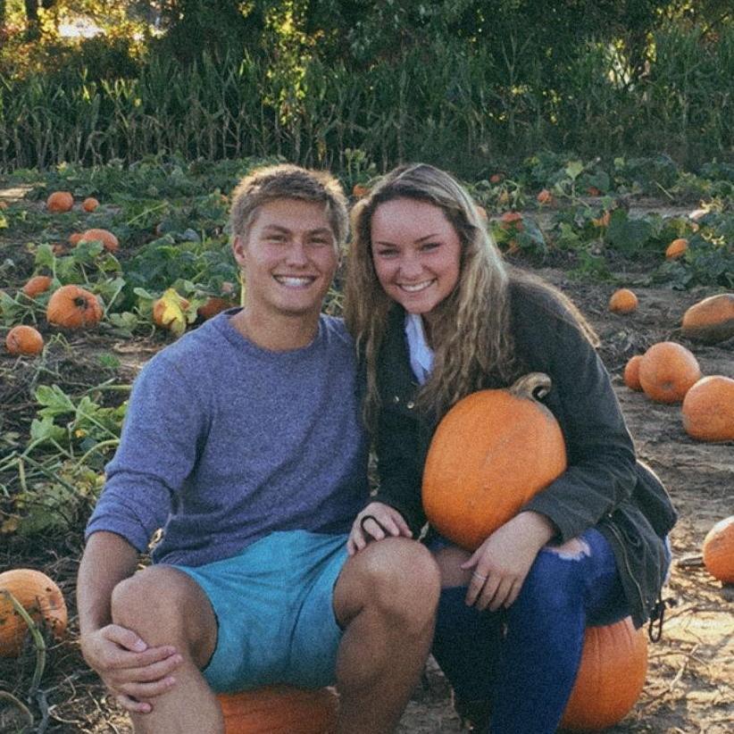 We had just started dating here.. the perfect date...pumpkin picking at Johnson's Farm!