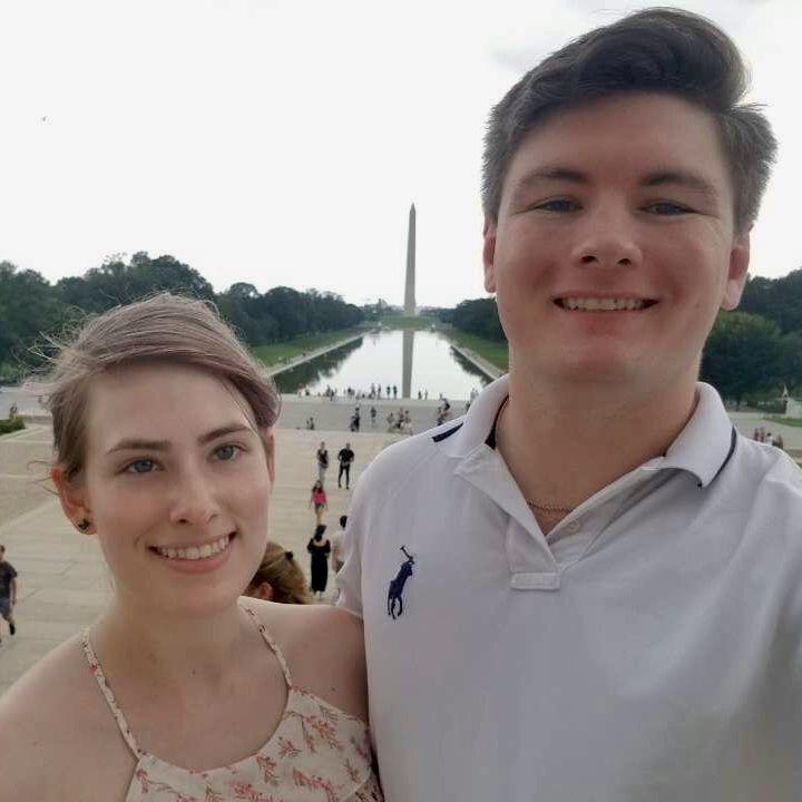 Exploring DC for the first time together before making the official move