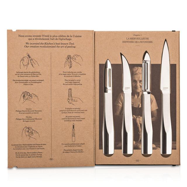 DEGRENNE Paris L'Econome By Starck Kitchen Peeler, Set of 4