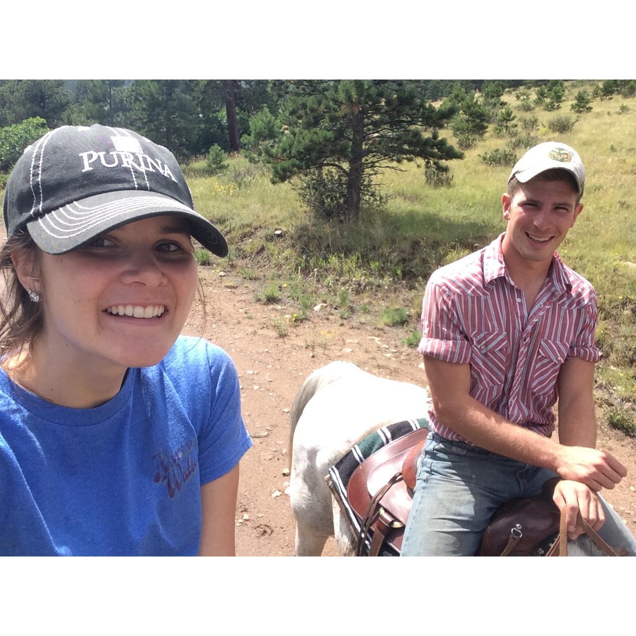 2015 - horseback in Westcliffe