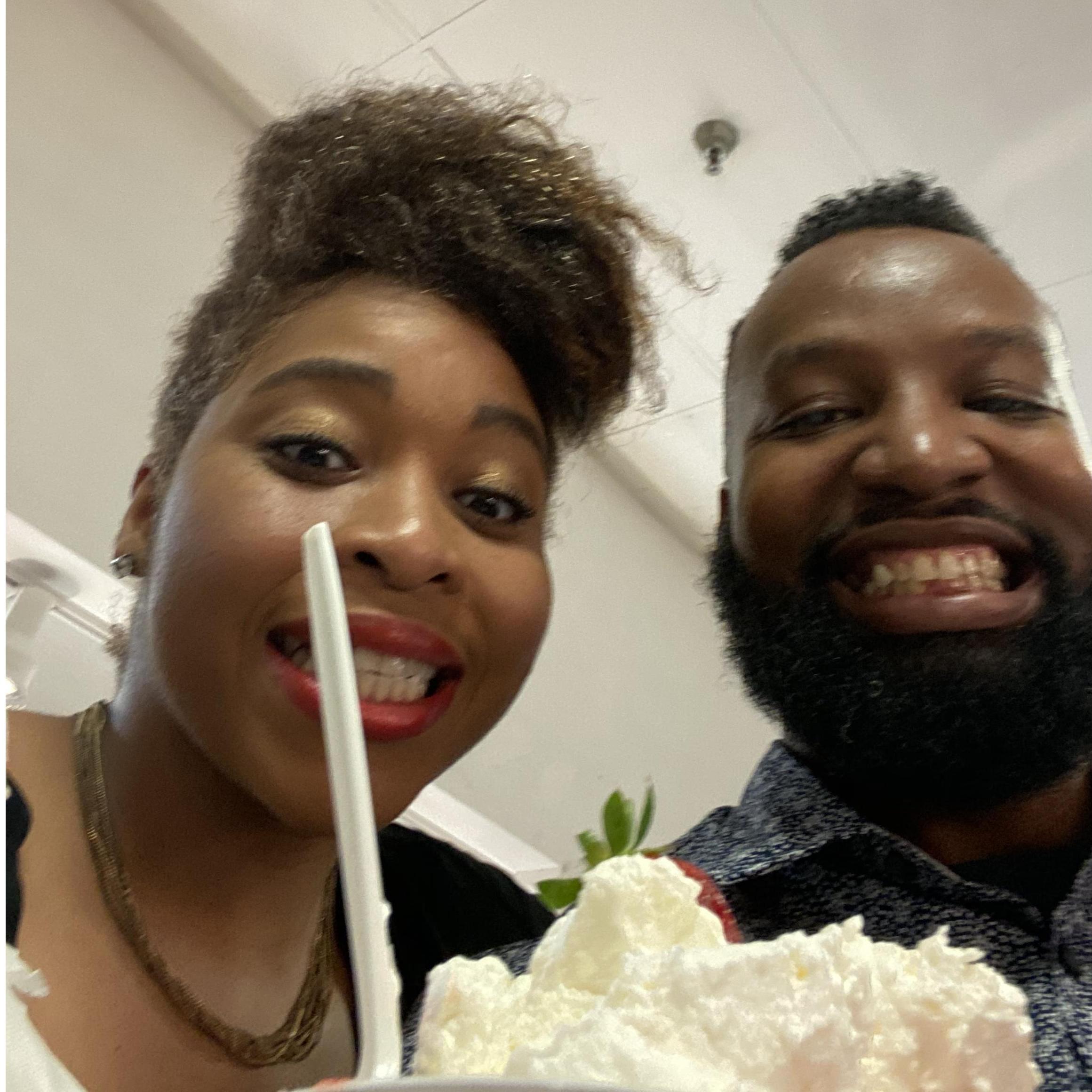 Our first Strawberry Festival together ❤️