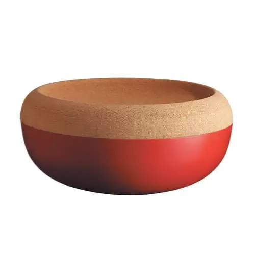 Emile Henry Cork and Ceramic Storage Bowl