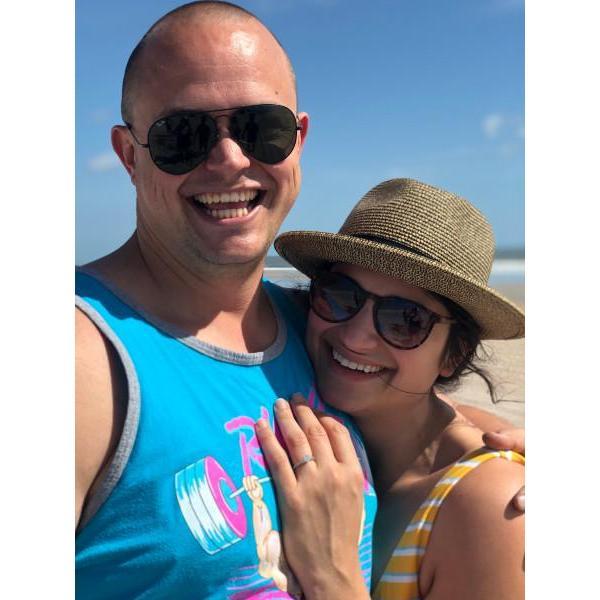 After Andrew asked and Becca said "Yes!"