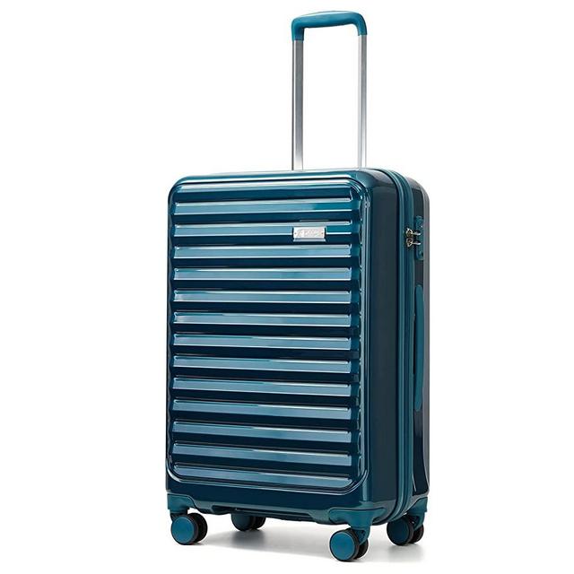 Coolife Luggage Suitcase expandable (only 28”) ABS+PC Spinner suitcase with TSA Lock carry on 20 in 24in 28in