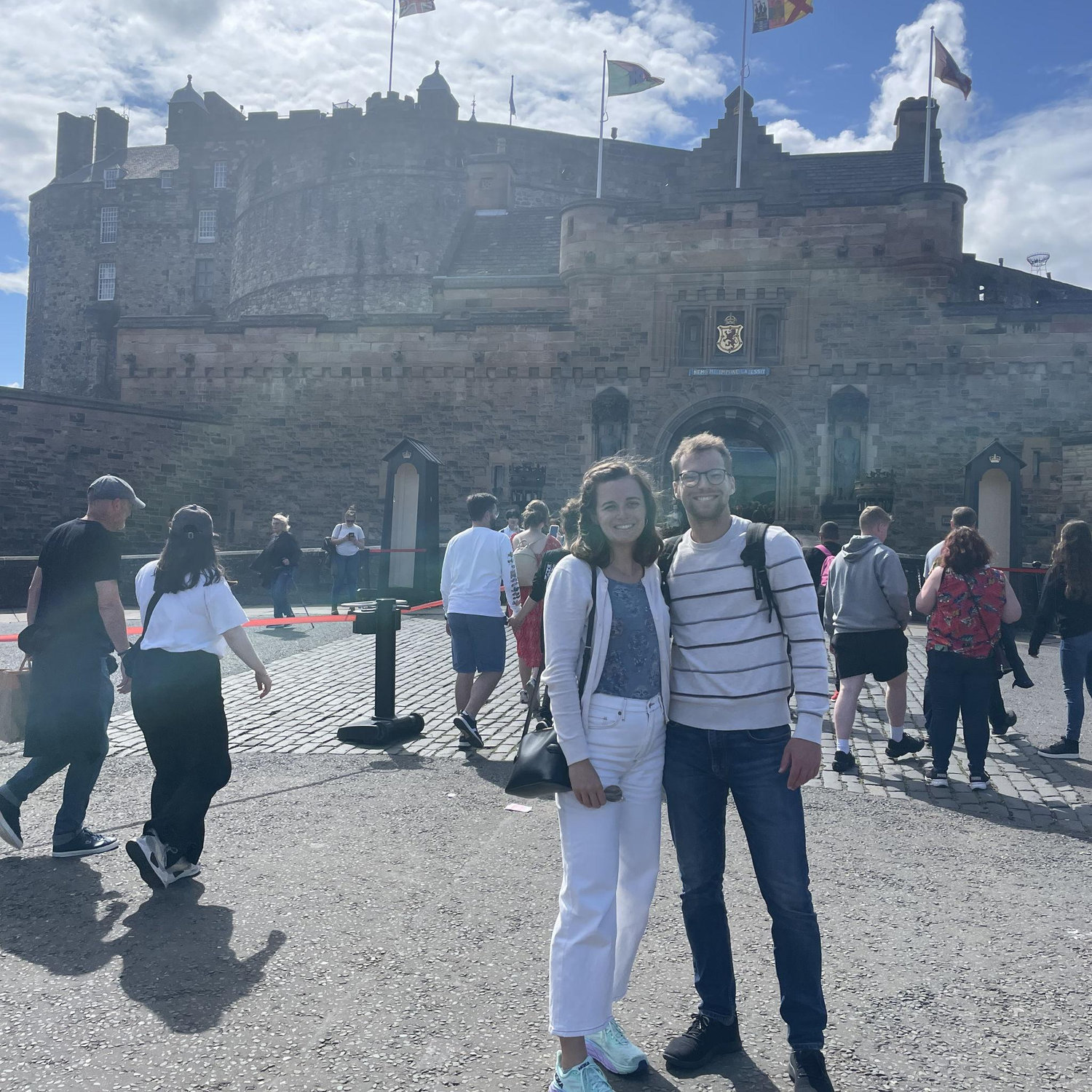 After going to Durham, we took the train to Edinburgh, Scotland!