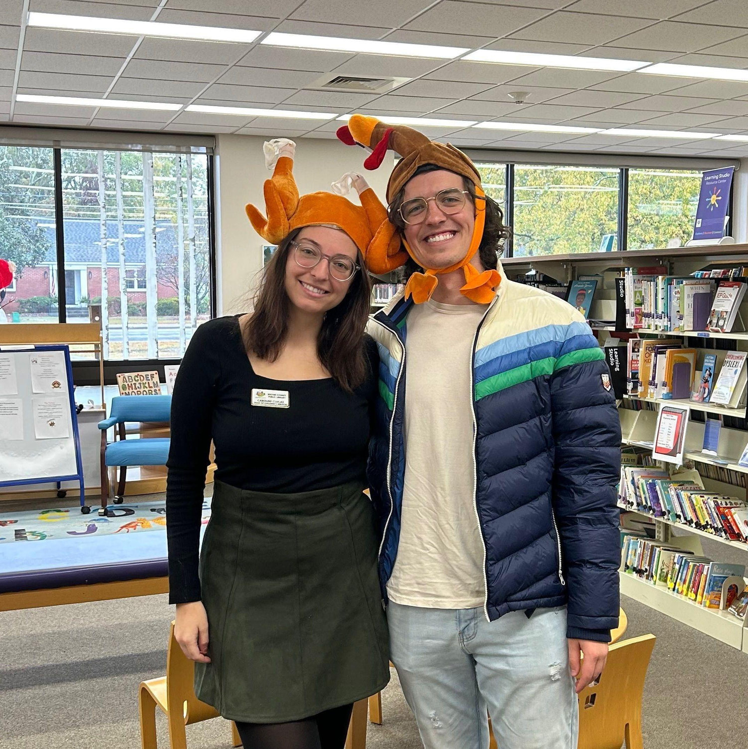 Anthony should be an honorary librarian - what a good turkey!