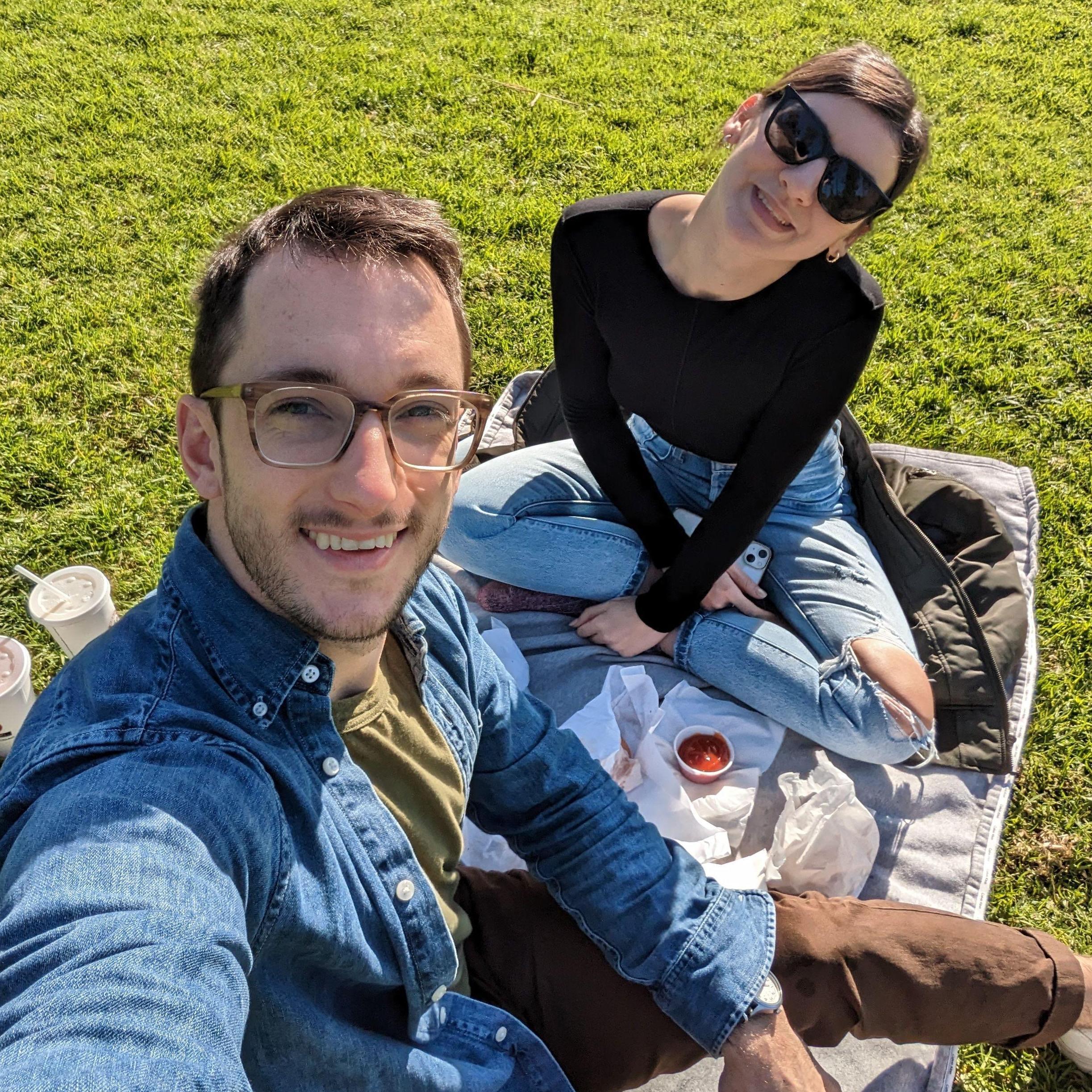 A quick stop by the park for a little picnic and meditation